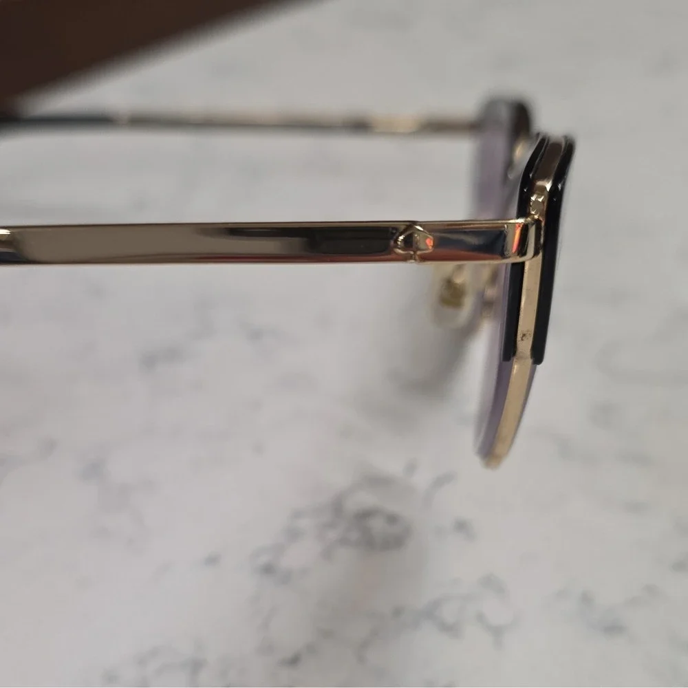Kate Spade New York JAILYN 807 140 Women's Black Gold Cat Eye Eyeglass Frames